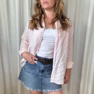 Vintage Liz Claiborne Irish Linen Top • Size: Petite S